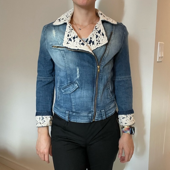 Guess statement denim Jacket S - Picture 2 of 6